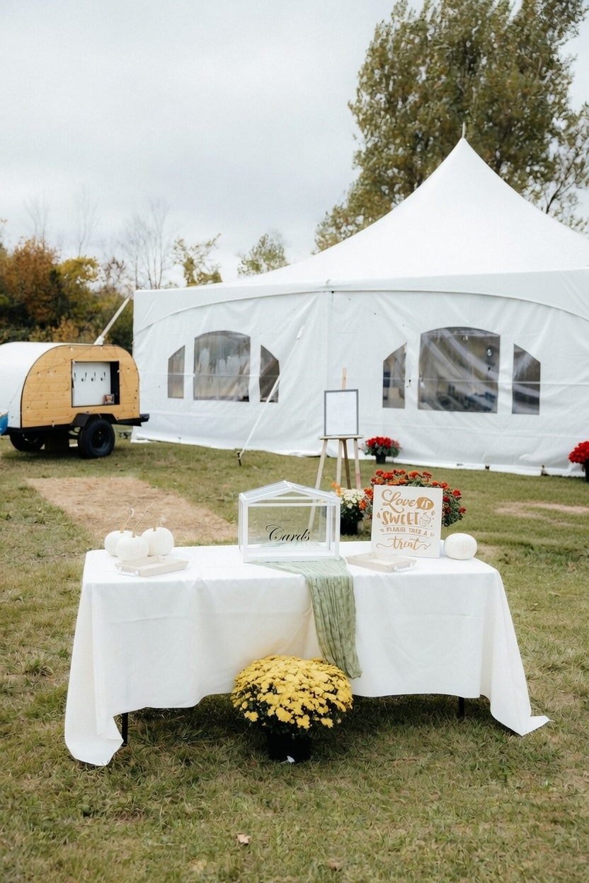 Nomad Taverns trailer at an Eastern Ontario wedding